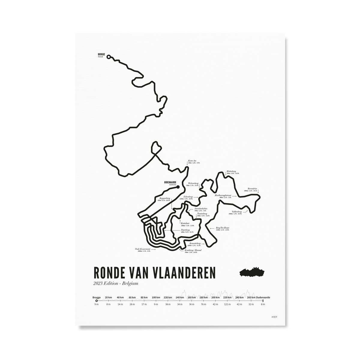 Poster von Tour von Flandern 2023 | WIJCK.